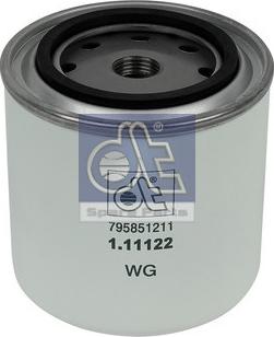 DT Spare Parts 1.11122 - Фильтр охлаждающей жидкости autosila-amz.com