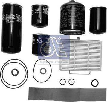 DT Spare Parts 1.34046 - Комплект фильтра autosila-amz.com