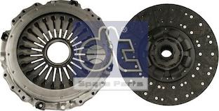 DT Spare Parts 1.31327 - Комплект сцепления autosila-amz.com