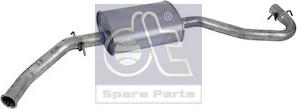 DT Spare Parts 12.27155 - Средний / конечный глушитель ОГ autosila-amz.com