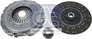 DT Spare Parts 2.97031 - Комплект сцепления autosila-amz.com