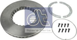 DT Spare Parts 2.40550 - Тормозной диск autosila-amz.com