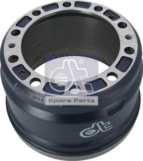 DT Spare Parts 2.40702 - Тормозной барабан autosila-amz.com