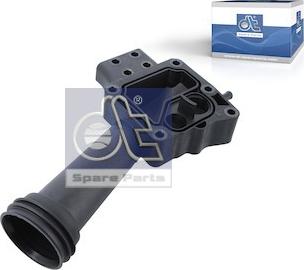 DT Spare Parts 2.15723 - Cooling system stub-pipe fits: RVI C, K, KERAX, MAGNUM, PREMIUM, T VOLVO B11, FM9 D11A-370-MIDR06.35 autosila-amz.com
