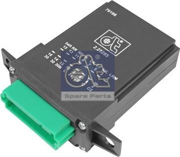 DT Spare Parts 2.25285 - Реле аварийной световой сигнализация autosila-amz.com
