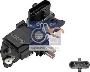 DT Spare Parts 2.21004 - Регулятор напряжения, генератор autosila-amz.com