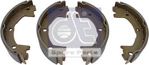 DT Spare Parts 7.92407 - Комплект тормозных колодок, барабанные autosila-amz.com
