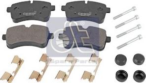 DT Spare Parts 7.92618 - Тормозные колодки, дисковые, комплект autosila-amz.com