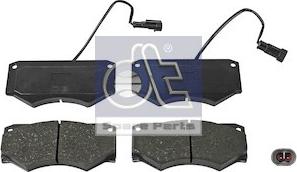 DT Spare Parts 7.92623 - Тормозные колодки, дисковые, комплект autosila-amz.com