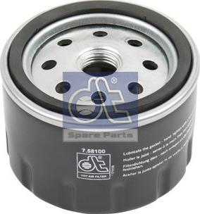 DT Spare Parts 7.58100 - Воздушный фильтр, двигатель autosila-amz.com