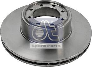 DT Spare Parts 7.36045 - Тормозной диск autosila-amz.com