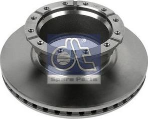 DT Spare Parts 7.36002 - Тормозной диск autosila-amz.com