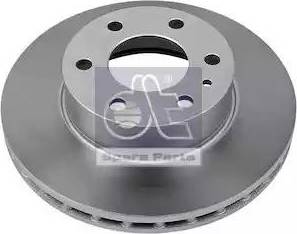 DT Spare Parts 7.36034 - Тормозной диск autosila-amz.com