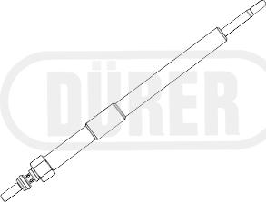 Dürer DG62164 - Свеча накаливания autosila-amz.com