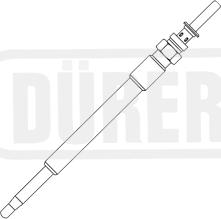 Dürer DG12134 - Свеча накаливания autosila-amz.com
