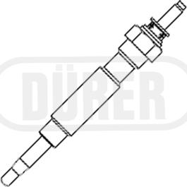 Dürer DG250550 - Свеча накаливания autosila-amz.com