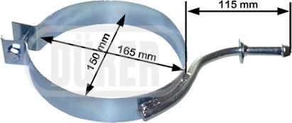 Dürer SEMB16 - Кронштейн, втулка, система выпуска ОГ autosila-amz.com