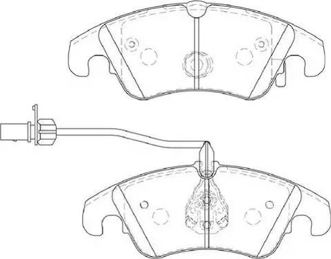 Duron DBP394044 - Тормозные колодки, дисковые, комплект autosila-amz.com