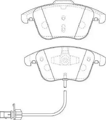 Duron DBP394045 - Тормозные колодки, дисковые, комплект autosila-amz.com