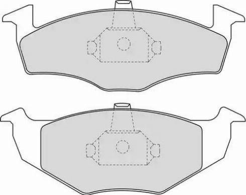 Duron DBP391101 - Тормозные колодки, дисковые, комплект autosila-amz.com