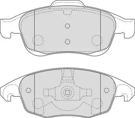 Duron DBP341971 - Тормозные колодки, дисковые, комплект autosila-amz.com