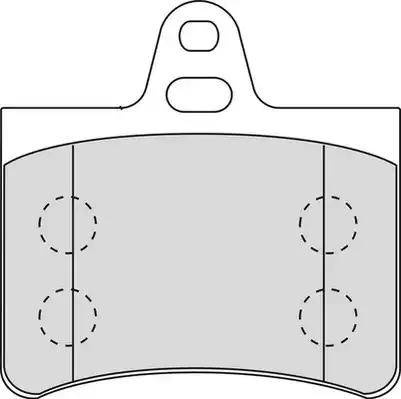 Duron DBP341413 - Тормозные колодки, дисковые, комплект autosila-amz.com