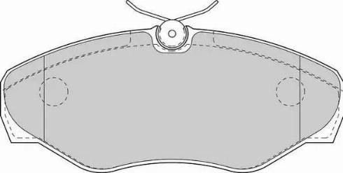 Duron DBP351515 - Тормозные колодки, дисковые, комплект autosila-amz.com