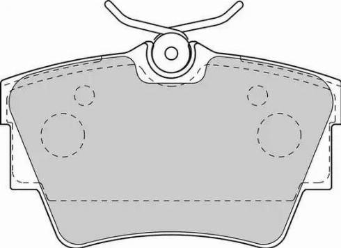 Duron DBP351516 - Тормозные колодки, дисковые, комплект autosila-amz.com