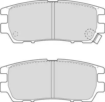 Duron DBP310804 - Тормозные колодки, дисковые, комплект autosila-amz.com