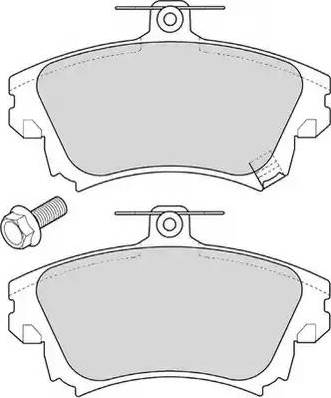 Duron DBP381384 - Тормозные колодки, дисковые, комплект autosila-amz.com