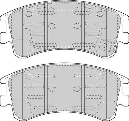 Duron DBP321619 - Тормозные колодки, дисковые, комплект autosila-amz.com