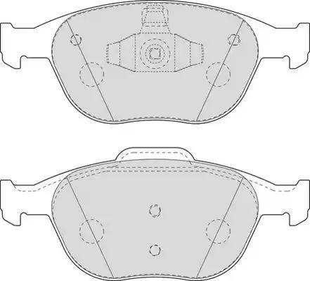 Duron DBP241568 - Тормозные колодки, дисковые, комплект autosila-amz.com