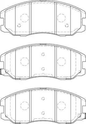 Duron DBP251934 - Тормозные колодки, дисковые, комплект autosila-amz.com