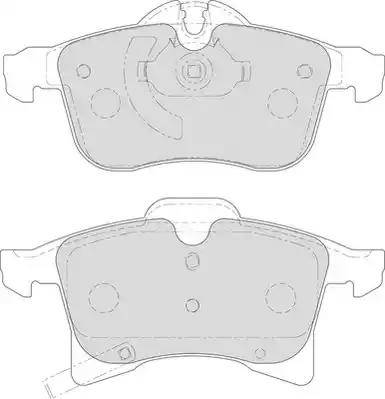 Duron DBP251640 - Тормозные колодки, дисковые, комплект autosila-amz.com