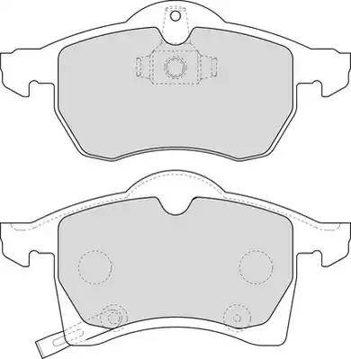 Duron DBP251295 - Тормозные колодки, дисковые, комплект autosila-amz.com