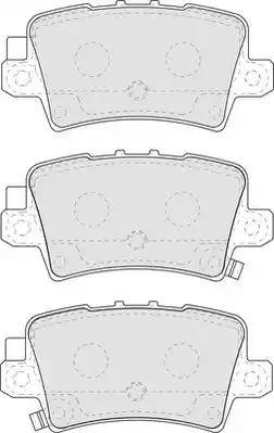 Duron DBP261862 - Тормозные колодки, дисковые, комплект autosila-amz.com