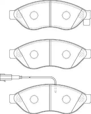 Duron DBP231924 - Тормозные колодки, дисковые, комплект autosila-amz.com