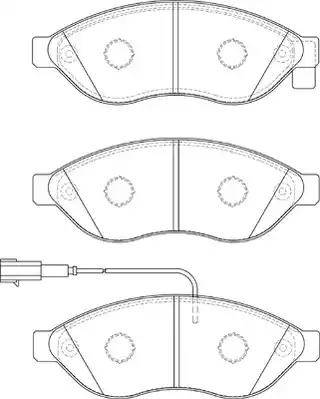 Duron DBP231923 - Тормозные колодки, дисковые, комплект autosila-amz.com