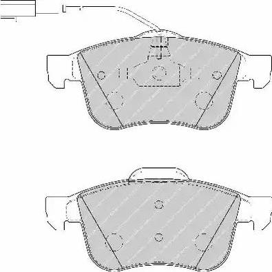 Duron DBP231805 - Тормозные колодки, дисковые, комплект autosila-amz.com