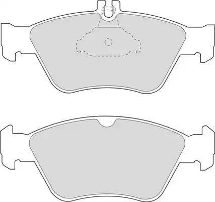 Duron DBP221049 - Тормозные колодки, дисковые, комплект autosila-amz.com