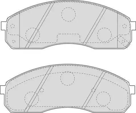 Duron DBP271595 - Тормозные колодки, дисковые, комплект autosila-amz.com