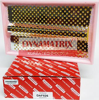 Dynamatrix DAF526 - Воздушный фильтр, двигатель autosila-amz.com