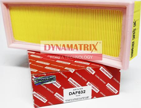Dynamatrix DAF632 - Воздушный фильтр, двигатель autosila-amz.com