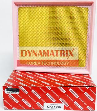 Dynamatrix DAF1605 - Воздушный фильтр, двигатель autosila-amz.com