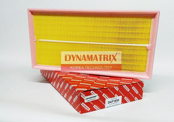 Dynamatrix DAF1835 - Воздушный фильтр, двигатель autosila-amz.com