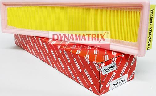 Dynamatrix DAF1745 - Воздушный фильтр, двигатель autosila-amz.com