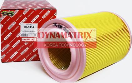 Dynamatrix DAF314 - Воздушный фильтр, двигатель autosila-amz.com