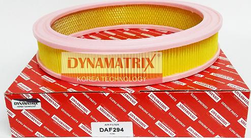 Dynamatrix DAF294 - Воздушный фильтр, двигатель autosila-amz.com