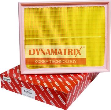 Dynamatrix DAF735 - Воздушный фильтр, двигатель autosila-amz.com