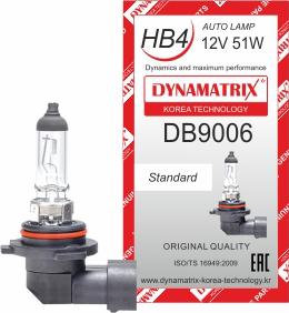 Dynamatrix DB9006 - Лампа накаливания, основная фара autosila-amz.com